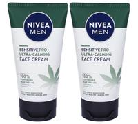 Nivea Men Sensitive Pro Ultra-Calming Crema Idratante 75 ml, Crema vis