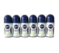 NIVEA MEN Sensitive Protect - Deodorante Roll On in confezione da 6 (6 x 50 ml), rullo antitraspirante per pelli sensibili, deodorante con protezione 48 ore