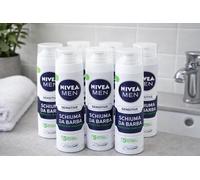 Nivea Men Sensitive Schiuma Barba 6x200ml Rasatura Delicata Uomo
