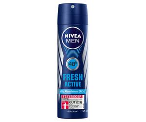 Nivea Men senza Alluminio Fresh Active, Confezione da 6