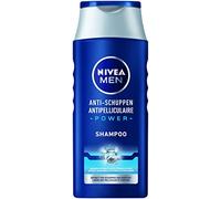 NIVEA MEN Shampoo antiforfora Power (250 ml), efficace shampoo per capelli con estratto di bambù, shampoo per la cura libera fino al 100% dalla forfora visibile