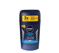 Nivea Men Stick Fresh Active 48h Extra Gentle Clean Skin Feel Protection Effective Formula Provides A Softer Texture Long Lasting Freshness, 50 ml, confezione da 2