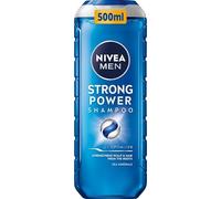 NIVEA MEN Strong Power Shampoo da uomo con minerali marini rinforzanti, 500 ml