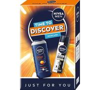 NIVEA MEN Time to Discover - Set da regalo da uomo - Gel antitraspirante