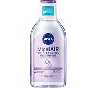 Nivea Micellair Skin Breathe Acqua micellare per pelli sensibili (400 ml), struccante nutriente con dexpantenolo e olio di semi d'uva, detergente delicato per il viso