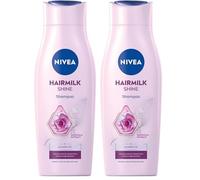 NIVEA Milky Shine Trigger Shampoo Latte Naturale Shine 400 ml (Confezione da 2)