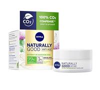 NIVEA NATURALLY GOOD - Trattamento di giorno anti-invecchiamento con estratto di bardana barattolo (1 x 50 ml), crema idratante per tutte le pelli anche sensibili, crema viso idratazione 24H