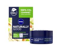 NIVEA NATURALLY GOOD Trattamento Notte Rigenerante 50 ml Trattamento Viso con 99% Ingredienti di origine naturale, Crema Notte all'Olio di Argan Bio & Oli Preziosi