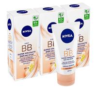NIVEA Nivea Essential BB Cream Crema Giorno Super-Idratante 24H No Stop SPF 15 uniformante viso idratante con Olio di Jojoba Bio e Minerali - 3 Flaconi da 50ml