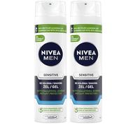 NIVEA NIVEA MEN Sensitive Gel da barba lenitivo 200 ml (Confezione da 2)