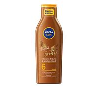 NIVEA Nivea Sun Tropical Bronze Lozione Solare SPF 6, Protezione Solare per Abbronzatura a Lunga Durata senza Autoabbronzante, Crema Solare con Estratto di Carotene e Vitamina E, 200 ml