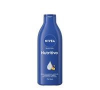 NIVEA Body Milk Nutritivo (1 x 400 ml), latte per il corpo che idrata per 72 ore, crema idratante per il corpo con olio di mandorle e acido ialuronico, per pelli secche