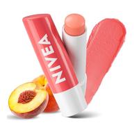 NIVEA Peach Shine Rossetto idratante con burro di karité, oli e vitamine, 4,8 g