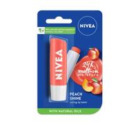 NIVEA Peach Shine Rossetto idratante con burro di karité, oli e vitamine, 4,8 g