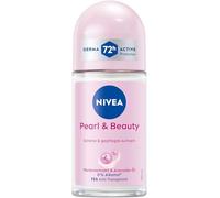 NIVEA Pearl & Beauty Deodorante Roll-On, rullo antitraspirante protegge 72 ore da sudore e odore corporeo, deodorante nutriente con estratti di perle e olio di avocado (50 ml)