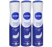 Nivea Protect & Care Deodorante Spray 3x150 ml Spray