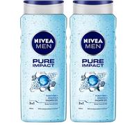 Nivea Pure Impact Shower Gel, 500 ml (Ship from India) (Confezione da 2)