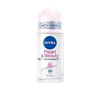 Nivea Pure Pearl & Beauty Deo Roll On (50 ml), rullo anti-agrumi per pelle delle ascelle curata, deodorante 48 ore con protezione antibatterica