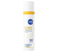 NIVEA Q10 Anti-Rughe Expert - Fluido anti-UV quotidiano FPS 50 - Trattamento viso per il viso per le rughe - Alta protezione UVA/UVB - 12H anti-lucentezza - Q10 Pure & Glycostop - Tutti i tipi di