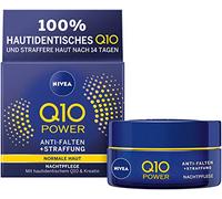 NIVEA Q10, crema notte rigenerante (50 ml), tonificante per tutti i tipi di pelle, crema notte con doppio effetto coenzima Q10 e creatina