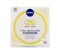 Nivea Q10 Plus 3in1 Care Cushion crema colorata cushion SPF15 15 g tonalità 02 Dark