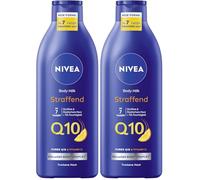 NIVEA Q10 Latte per il corpo rassodante, lozione per la pelle più tonica e migliora l'elasticità in 7 giorni, crema per il corpo con puro Q10, vitamina C e piacevole profumo d'arancia (400 ml)