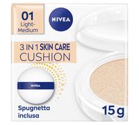 Nivea Q10 Plus Anti-Rughe 3 in 1 Skin Care Cushion Light - Medium Crema anti rughe 15 ml