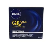 NIVEA Q10 Power Anti-Wrinkle + Firming Night Cream (50 ml), Anti Ageing Cream + Creatine and Q10, Nightly Moisturiser for Women, Reduce Appearance of Wrinkles