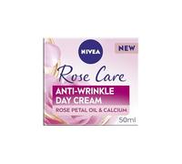 NIVEA Rose Care - Crema da giorno antirughe (50 ml), crema viso antirughe con proprietà nutrienti e antiossidanti, a base di olio di petali di rosa e calcio