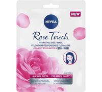 Nivea Rose Touch Maschera idratante in tessuto con acqua di rosa bio 29 ml g