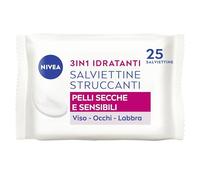 Nivea Salviettine Struccanti Biodegradabili - Pelli Secche E Sensibili New 25pz