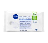 Nivea Salviettine Struccanti 3in1 Micellar 25 Pezzi, Salviettine delicate per occhi, viso e labbra