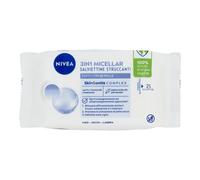 Nivea Salviettine Struccanti 3in1 Micellar 25 Pezzi, Salviettine delicate per occhi, viso e labbra