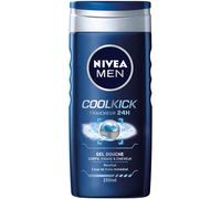 Nivea Set di 12 Men Cool Kick Gel Doccia 250 ml - Set di 4