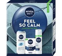 Nivea Set Feel So Calm: SG 250 ml + Schiuma da barba 200 ml + Balsamo A/S 100 ml