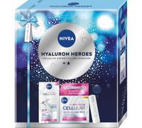 Nivea set Hyaluron Heroes: Crema viso + Siero viso + Balsamo labbra