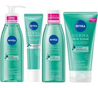 NIVEA Set per Pulizia Viso Anti Imperfezioni con Gel Detergente Scrub Esfoliante
