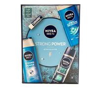 Nivea Set Regalo Forte Power 4-teilig Gel Doccia - Labello - Shampoo -