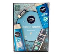 Nivea Set Regalo Forte Power 4-teilig Gel Doccia - Labello - Shampoo -