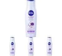 NIVEA Shampoo biondo argento lucido, 250 ml (Confezione da 4)