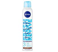 Nivea - Shampoo per la cura dei capelli Fresh Revive 3 in 1, shampoo a secco per capelli scuri, 200 ml