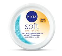 NIVEA Soft Daily Crema Idratante alla Luce UV con SPF-15 -100 ML - Spedizione...