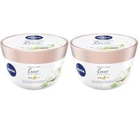NIVEA Soufflé Corpo Cocco & Olio di Monoi in confezione da 6 x 200 ml, Crema idratante dalla texture leggera, Crema corpo arricchita da un'esotica fragranza al Cocco