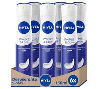 Nivea Spray deodorante da donna Protect & Care – confezione 6 x 150 ml