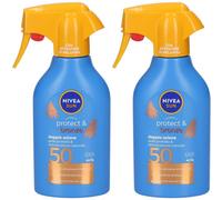 Nivea Spray Solare Sun Protect & Bronze SPF 50 2x250 ml