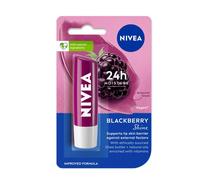 NIVEA Strawberry Shine Lip Balm 4,8 g | Con Vit C, E & Burro di Karitè | Tint...