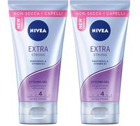 Nivea Styling Gel Extra Strong, Gel per Capelli, 150 ml (Confezione da 2)