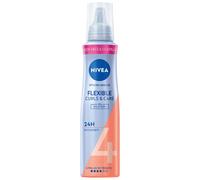 Nivea Mousse per capelli Flexible Curls & Care con Vitamina B3 Tenuta extra strong 6 pz da 150 ml