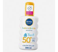 Nivea Sun Babies & Kids 200Ml Sensitive Protect Spray Spf50+ (Sun Body Lotion) K