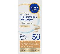 Nivea Sun - Breathable UV Specialist - Fluido Quotidiano SPF50+ Ultra Leggero 40 ml - Tonalità Medium